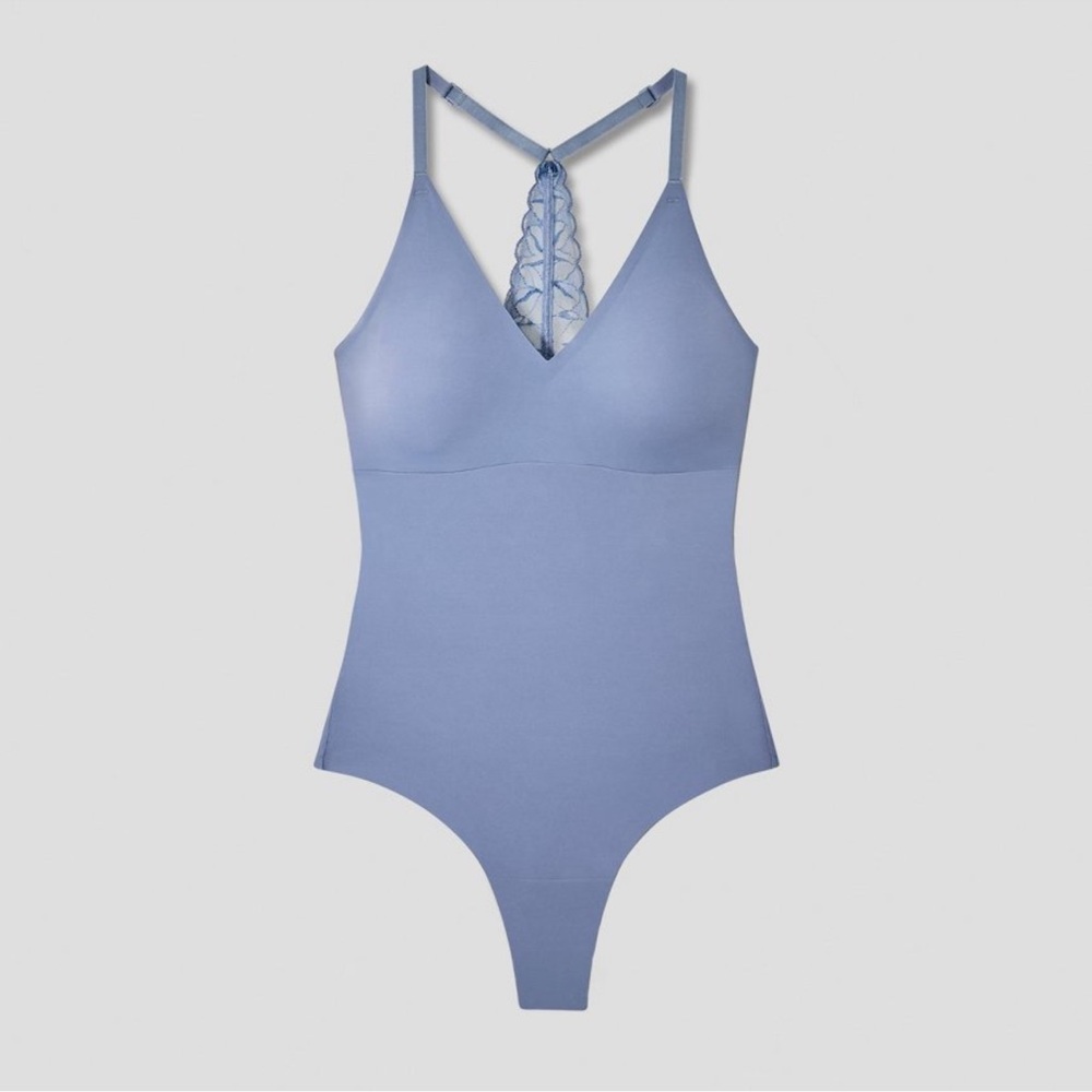 NWT True and Co. Lace Racerback Bodysuit Size Medium